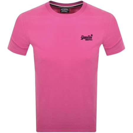 Superdry★ピンクパープル ロゴ☆メンズ☆Ｔシャツ Superdry VINTAGE LOGO EMB - Basic T-shirt - echo pink/pink